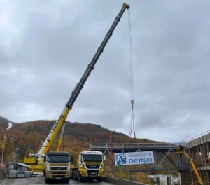 Levage au Puy Saint-Vincent par Mediaco Isère